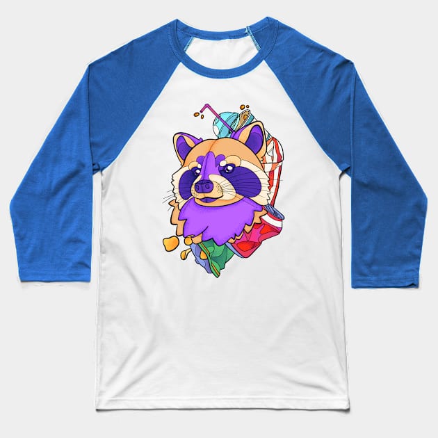 Trash Panda Baseball T-Shirt by BubblegumGoat